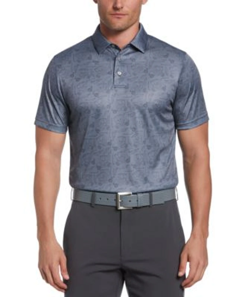 PGA TOUR Men s Athletic Fit Birdseye Golf Conversational Print