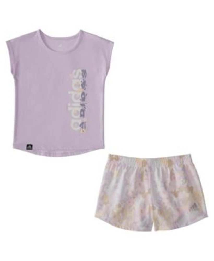 Adidas baby girl sales 2 piece set