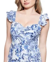 GUESS Women's Sleeveless Eco Rose Maxi Dress | Foxvalley Mall