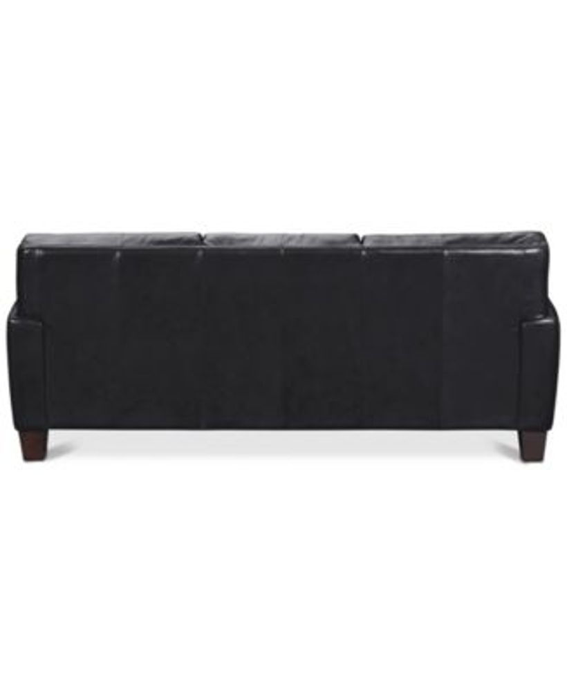 Kaleb 84 shop tufted leather sofa