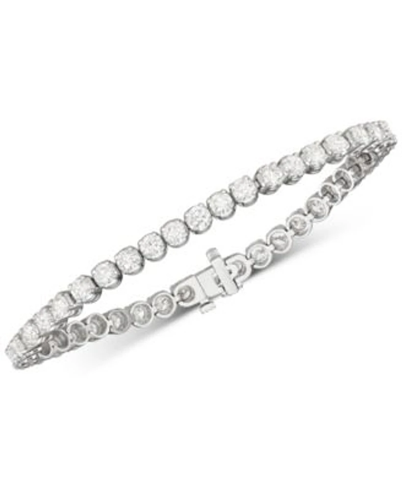 Macy's diamond tennis necklace outlet