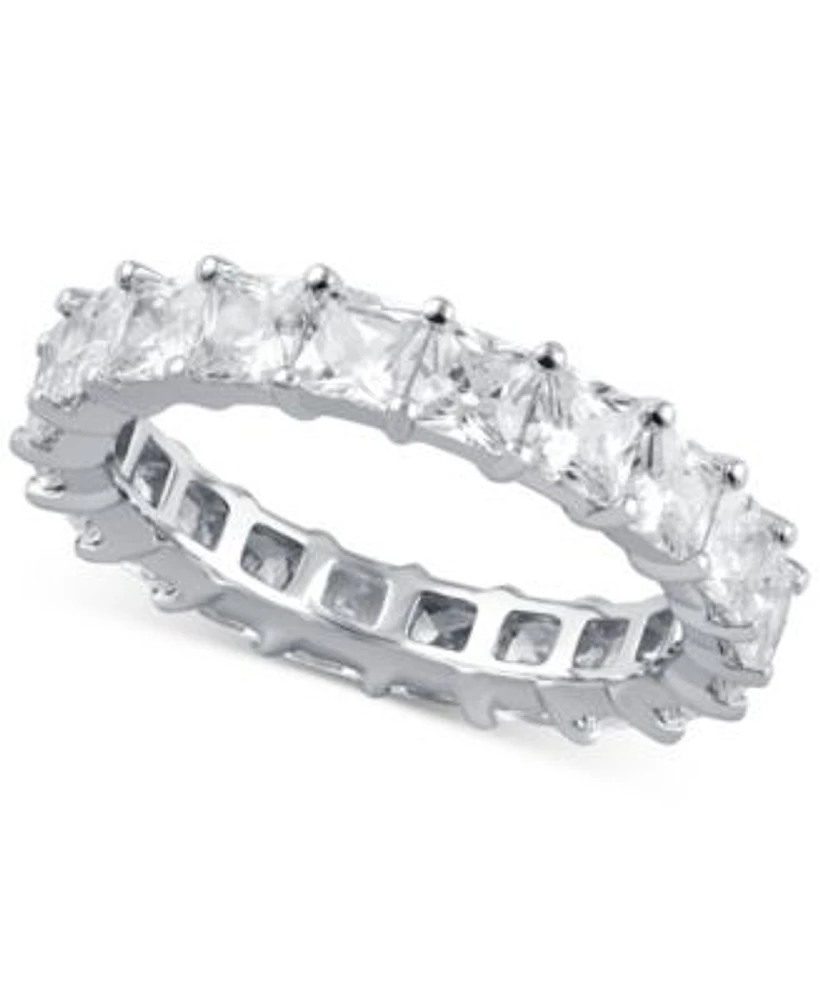 Macy s Diamond Princess Eternity Band 4 ct. t.w. in 14k White