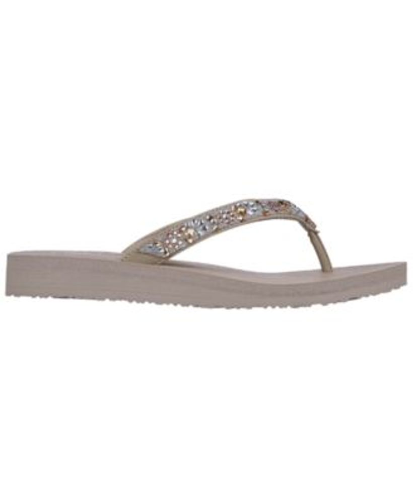Skechers cali meditation flip flop top