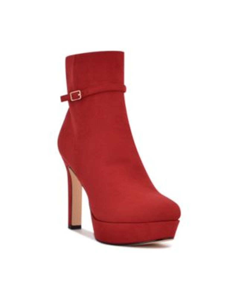 Macys womens hotsell red booties