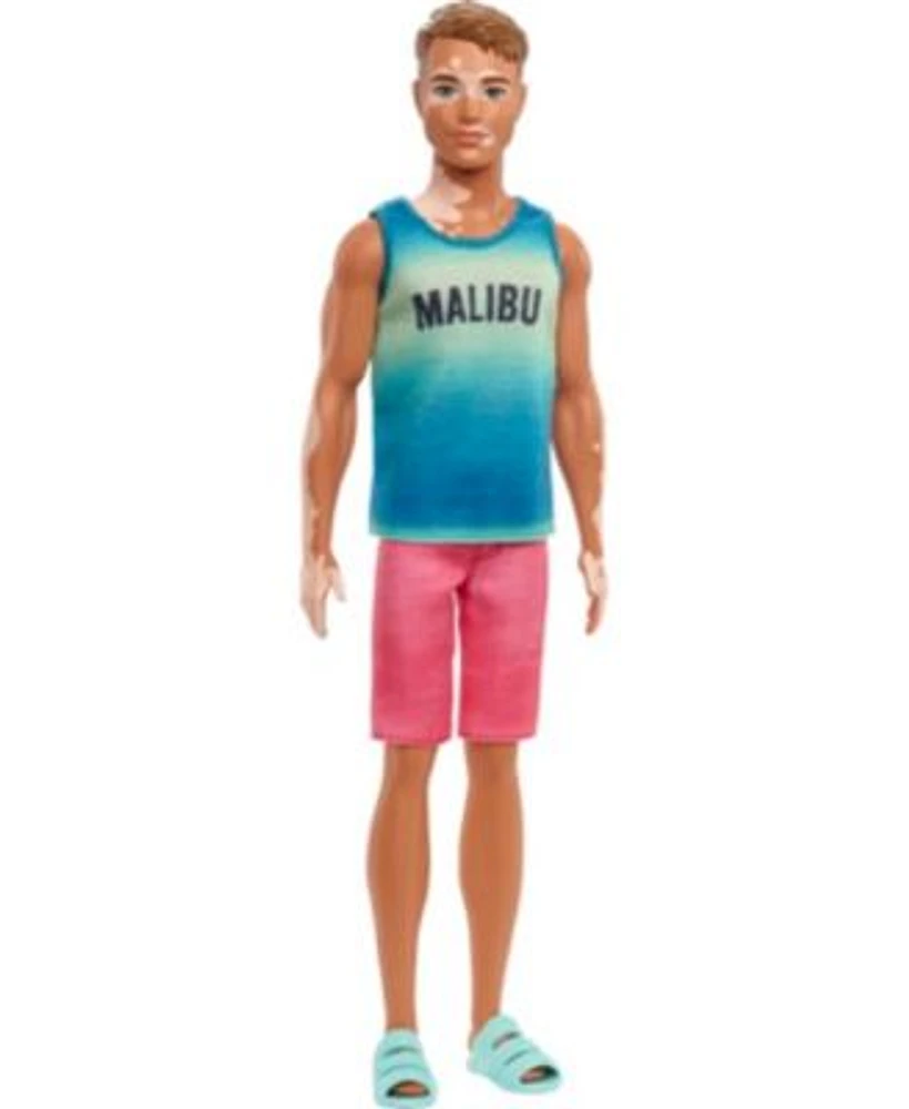 Barbie Ken Fashionistas Doll with Brown Hair in Malibu Tank Mall of