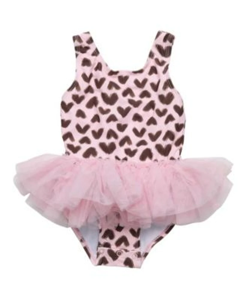 Snapper Rock Baby Girls Wild Love Tutu Swimsuit Hawthorn Mall