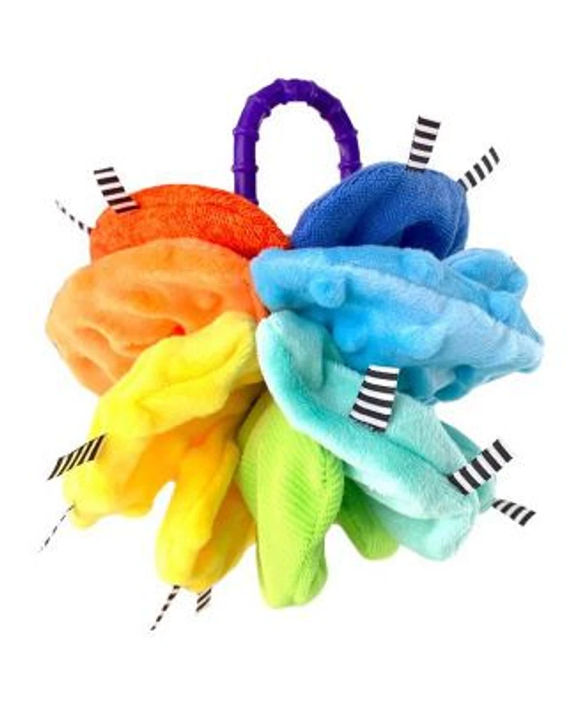 Sassy Crinkle Ball baby sensory toy, Rainbow colored Mall of America®