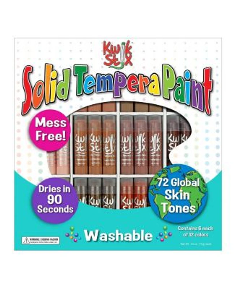 The Pencil Grip Kwik Stix Solid Tempera Paint Global Skin Tones Set of 72 Mall of America®
