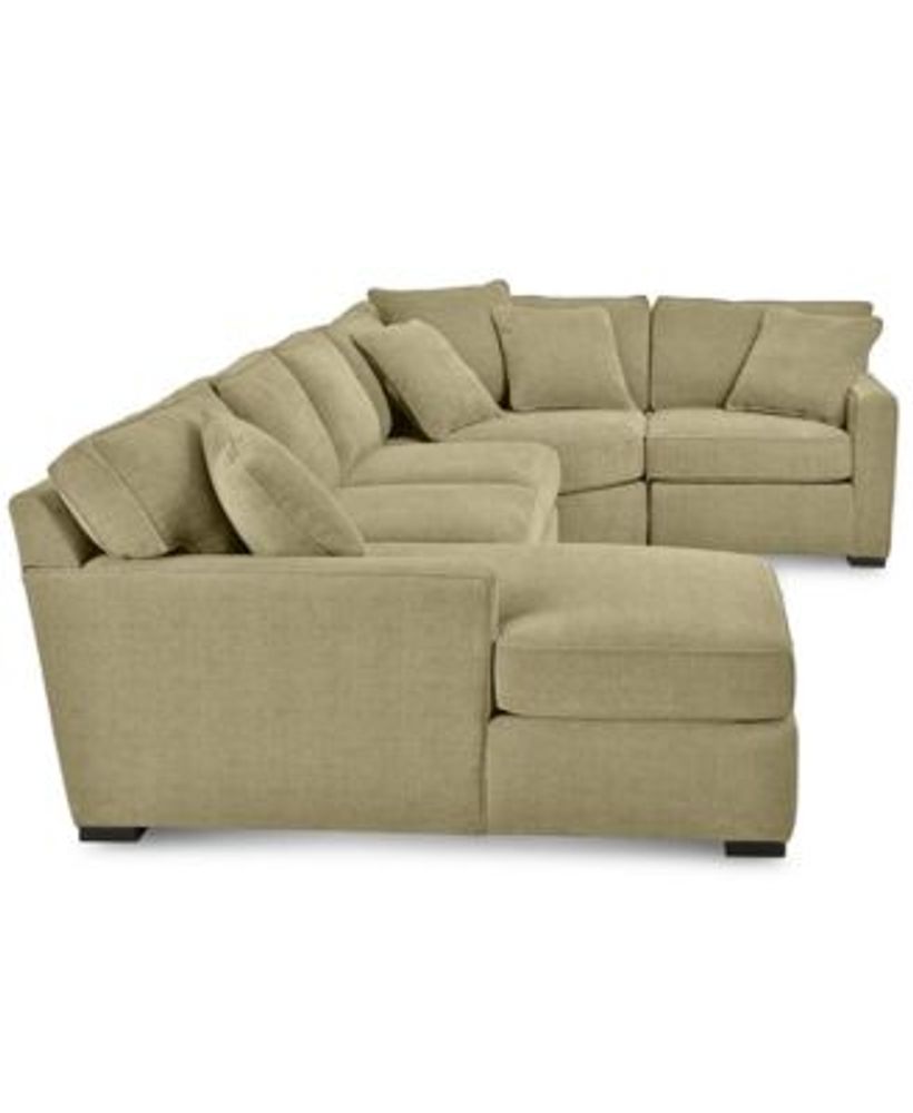 Radley 4 piece top fabric chaise sectional