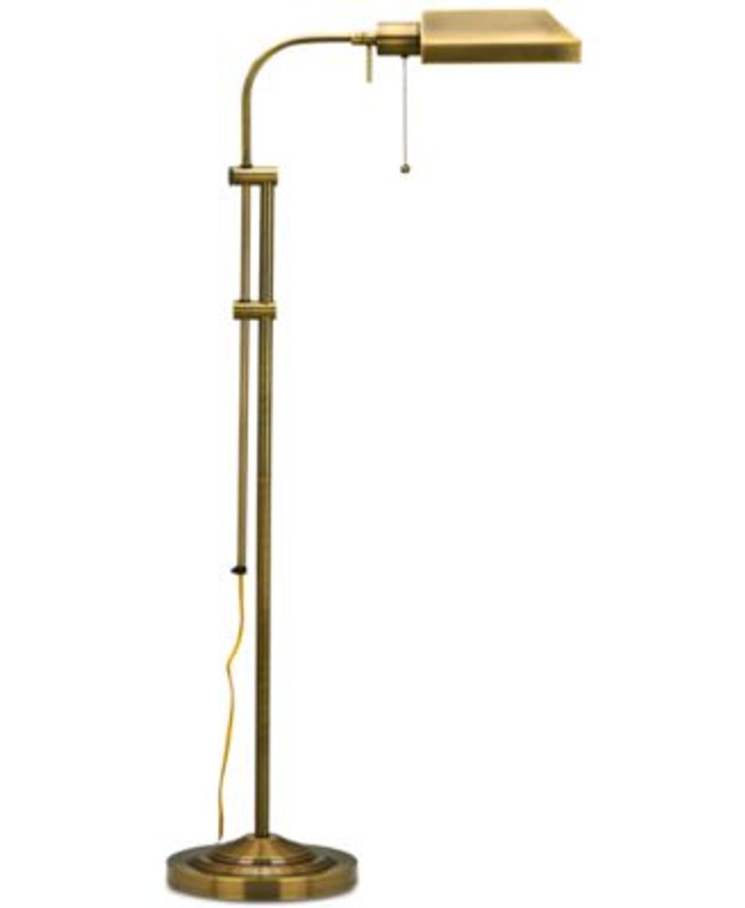 Cal Lighting Antique Bronze Pharmacy Floor Lamp with Adjustable Pole