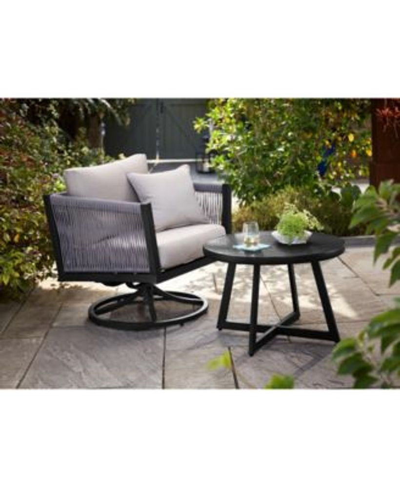 Furniture CLOSEOUT! Braxtyn Outdoor Swivel Chair with Sunbrella