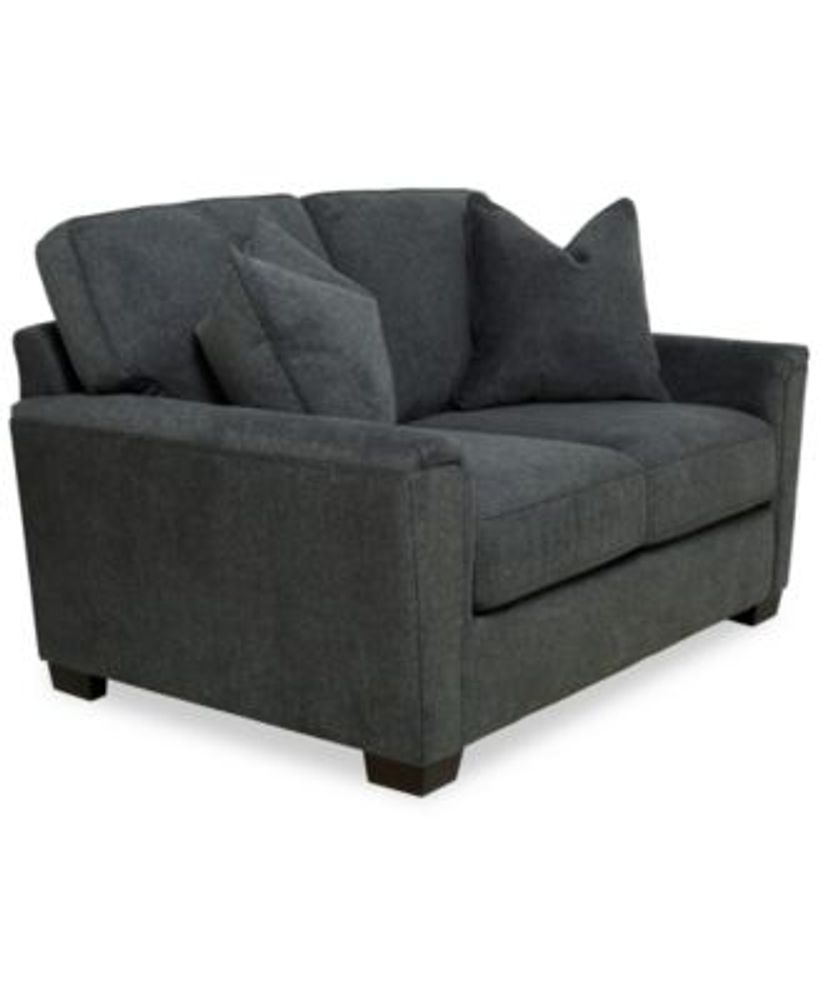 Furniture Jordani 61" Fabric Love Seat, Created for Macy's Mall of