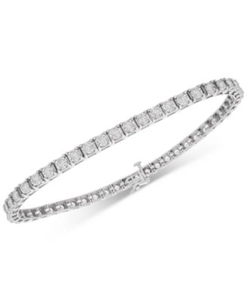Macy s Men s Diamond Tennis Bracelet 2 ct. t.w. in 10k White