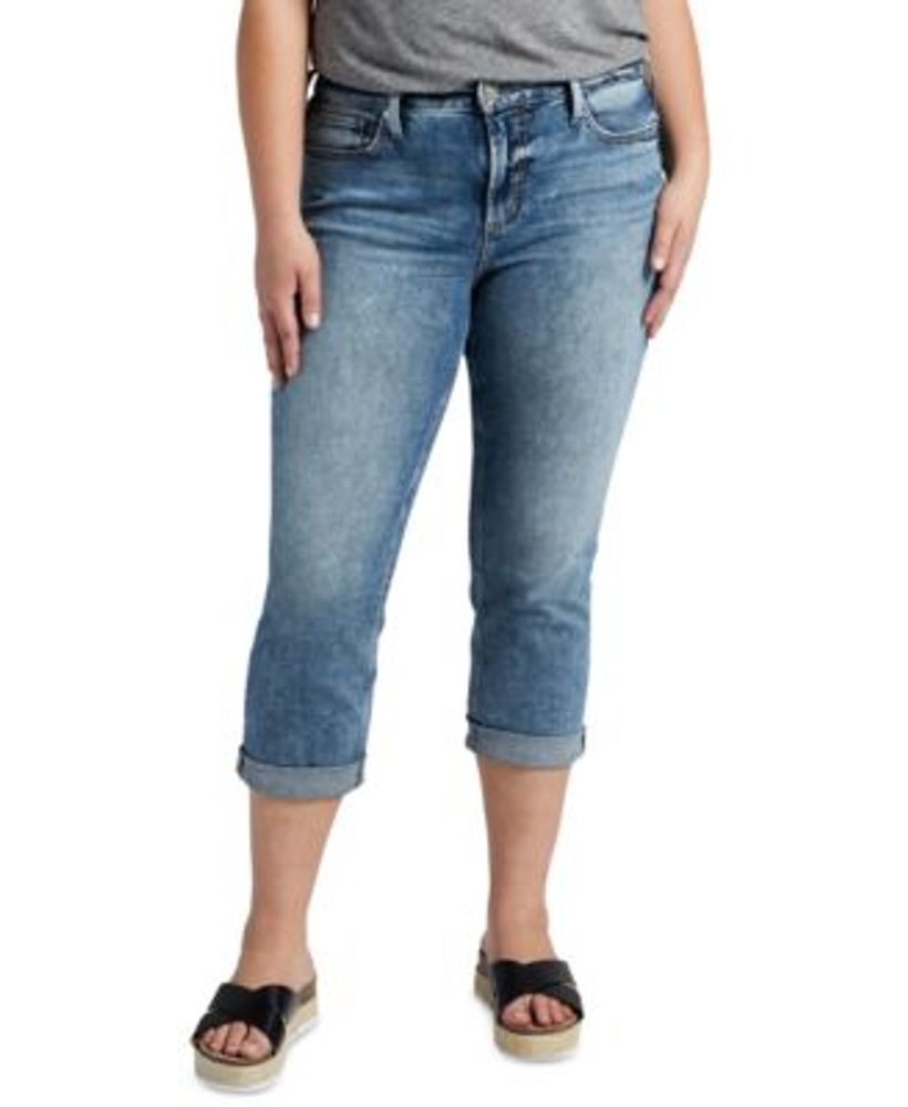 Silver Jeans Co. Plus Suki Mid Rise Denim Capris Mall of America®