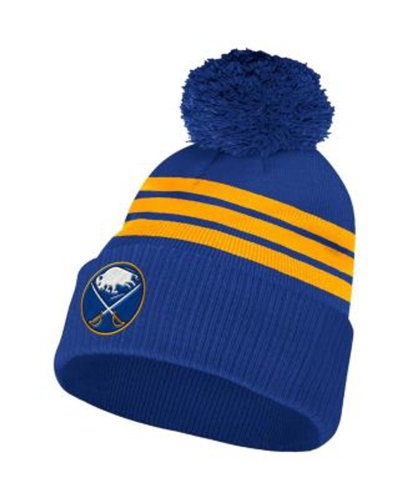 Adidas Men's Royal Buffalo Sabres Locker Room Three Stripe Cuffed Knit ...