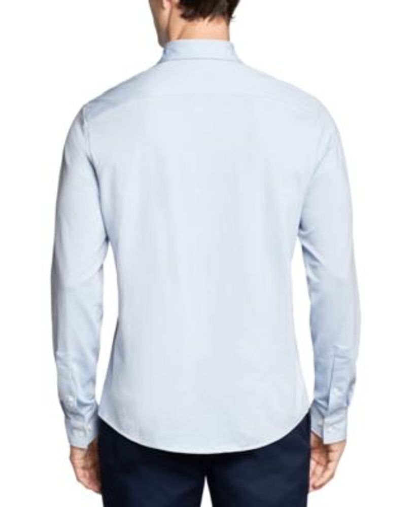 Michael Kors Men s Fine Gauge Knit Slim Fit Dress Shirt Mall of