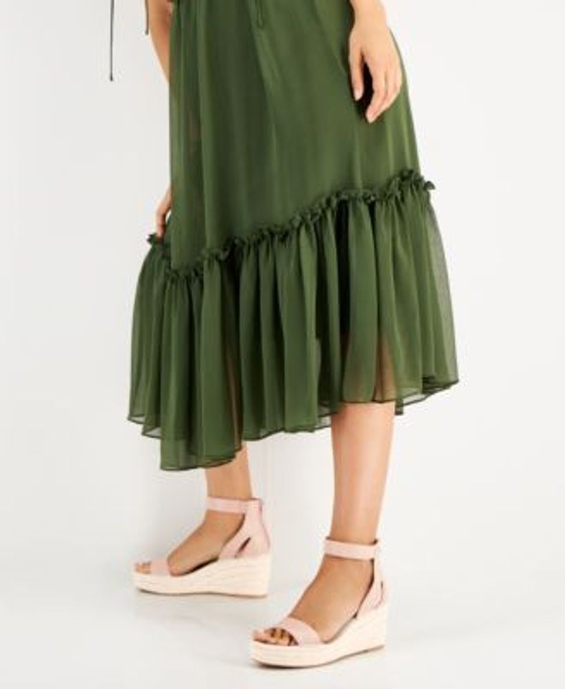 Macy's low shop wedge sandals
