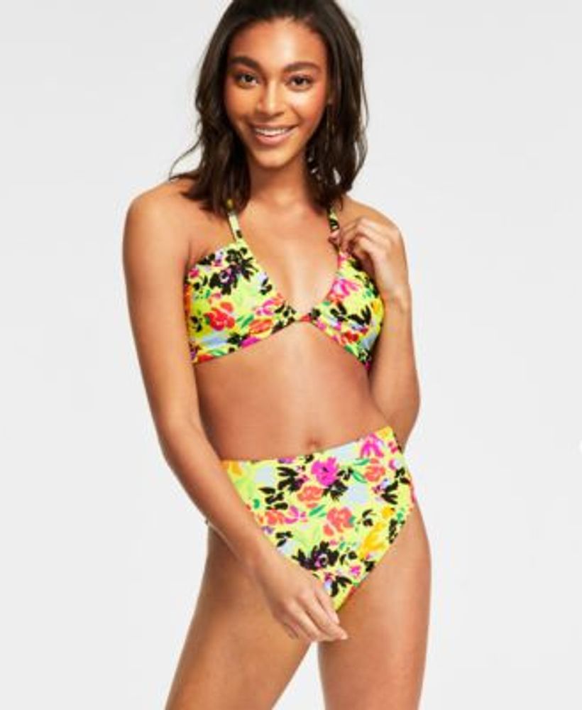 Bar III Women s Floral Chic Convertible Bikini Top Created for