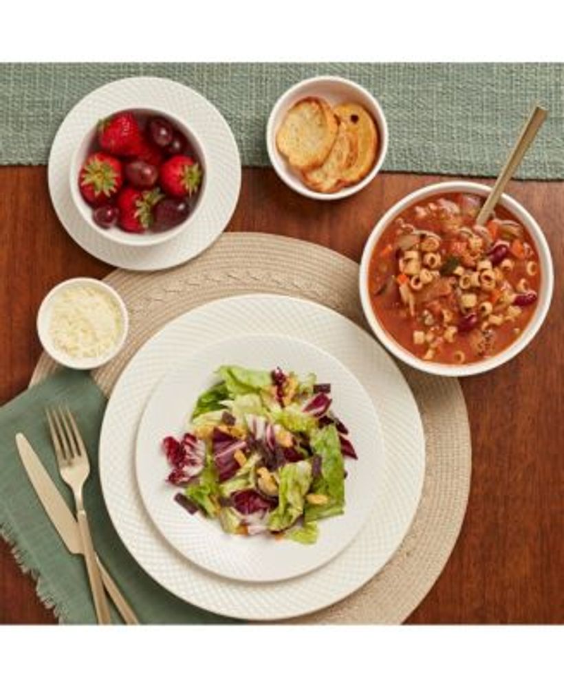 Tabletops Unlimited Inspiration by Denmark Amelia 42 Pc. Dinnerware Set