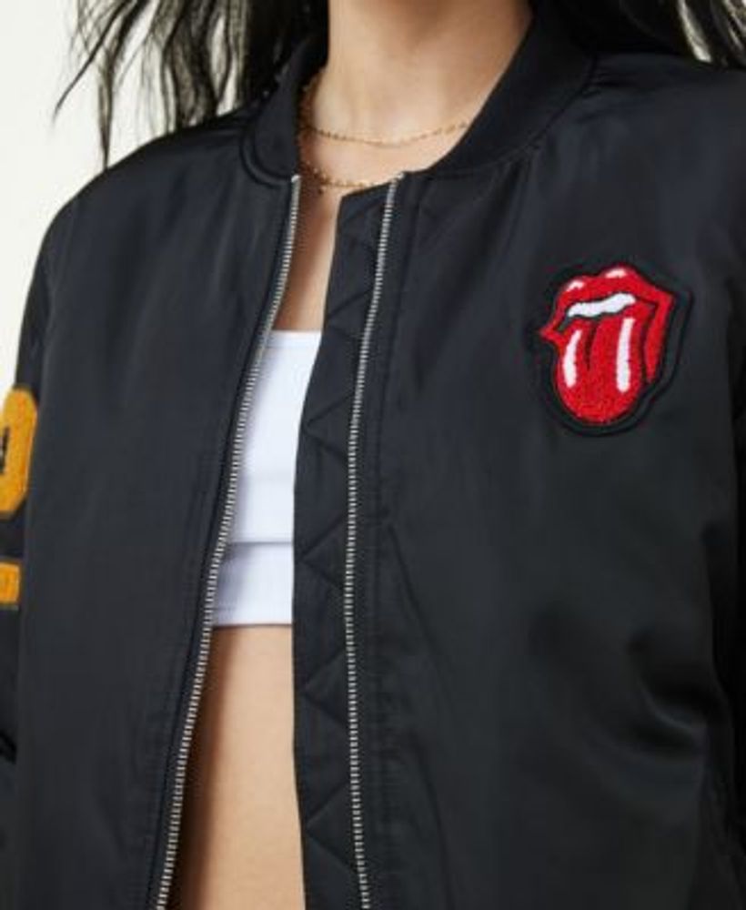 Rolling stones bomber jacket hot sale