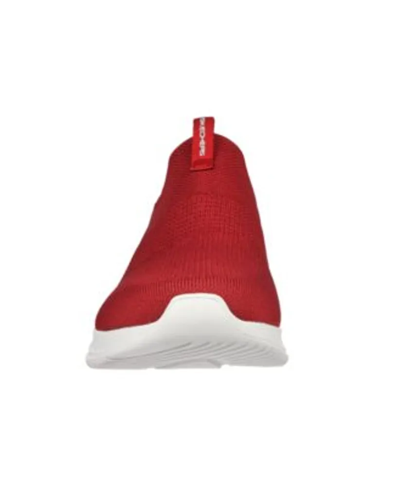 Skechers ultra flex strolling out red 2025