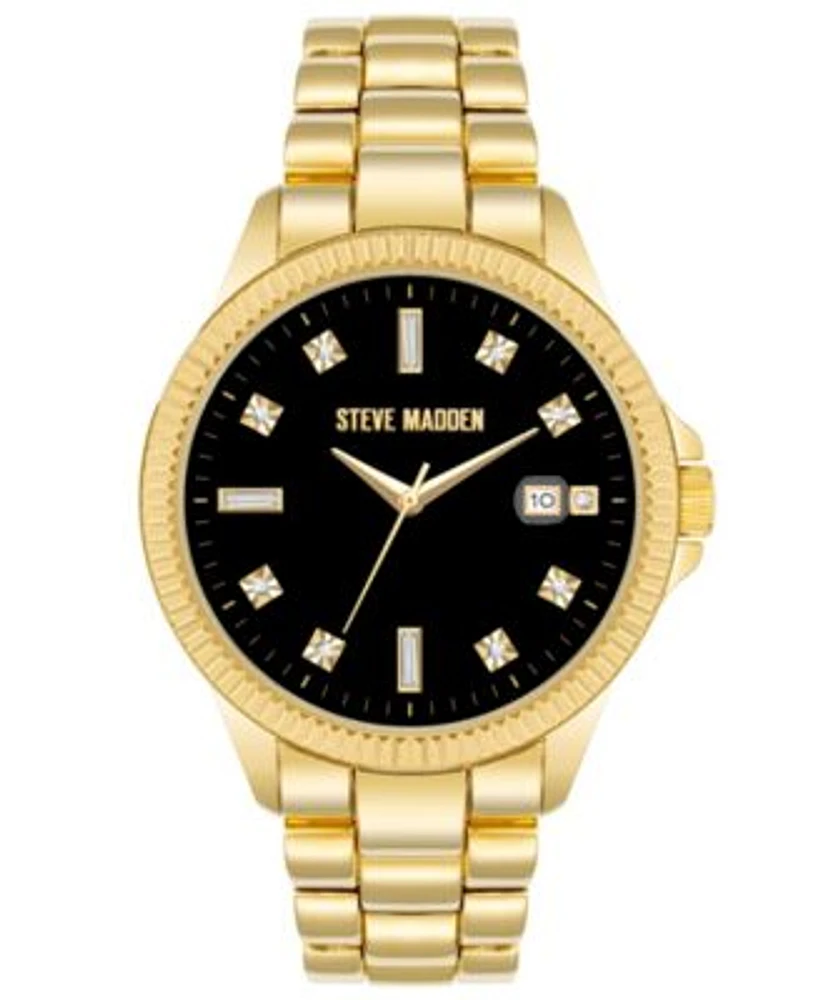 Steve madden gold watch discount