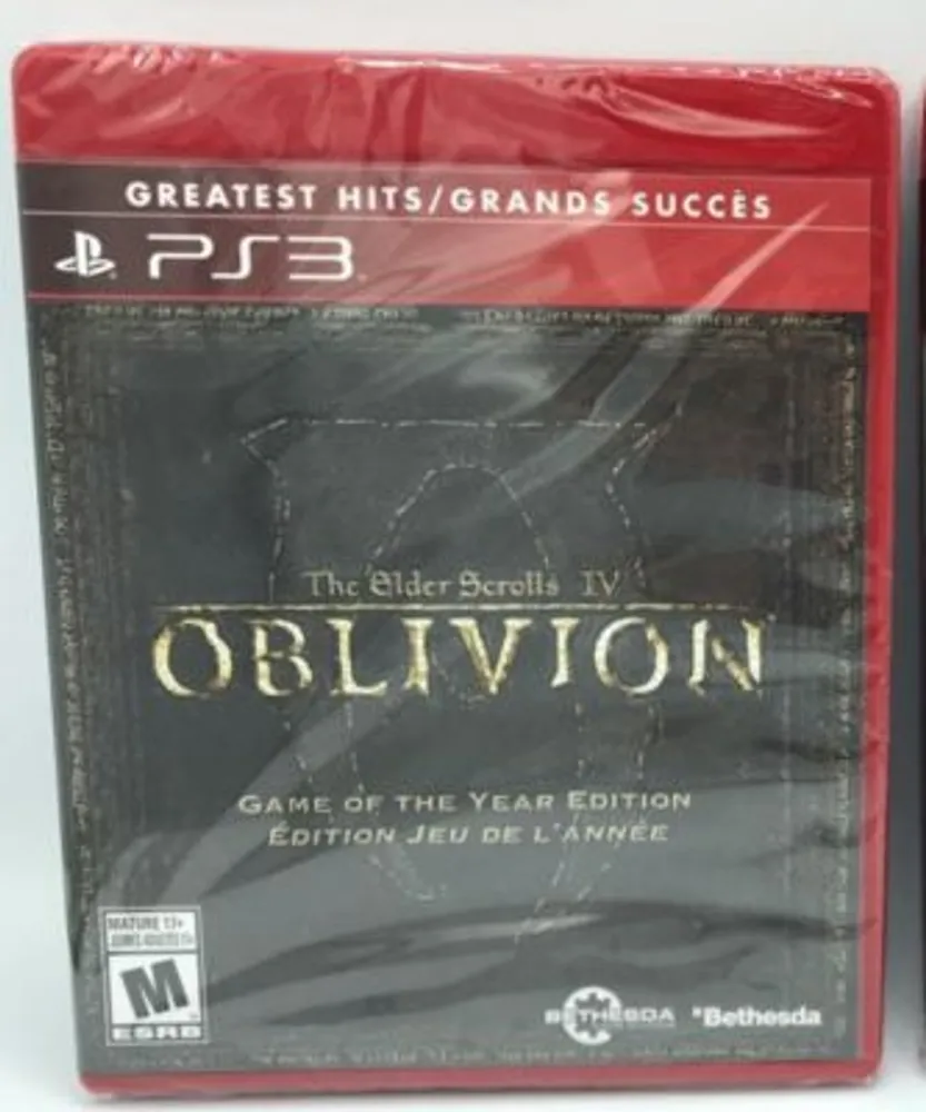 Bethesda Elder Scrolls IV Oblivion Game of the Year Edition [GREATEST HITS] PS3 Mall of