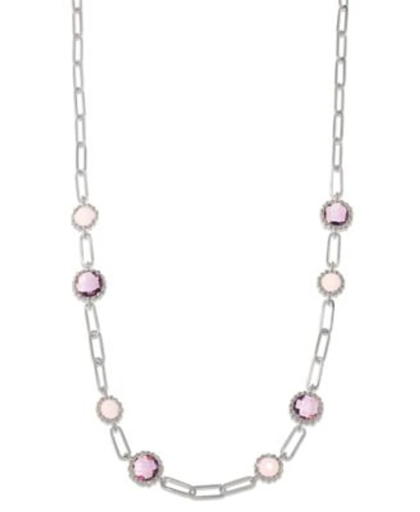 Macy s Amethyst 6 ct. t.w. Rose Quartz 3 ct. t.w. Paperclip
