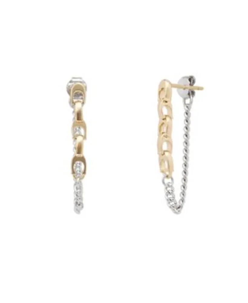 COACH Signature Mixed Chain Earrings | Hawthorn Mall