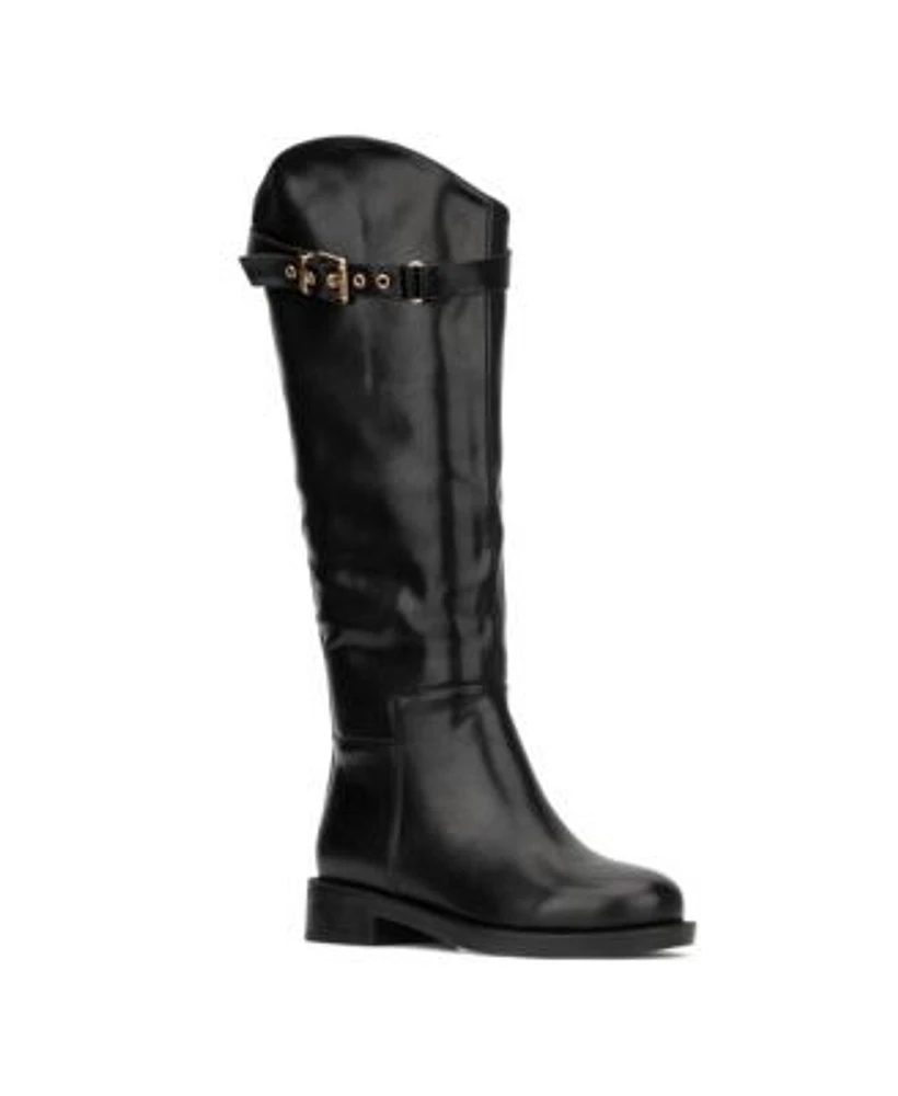 Macys womens black hot sale riding boots