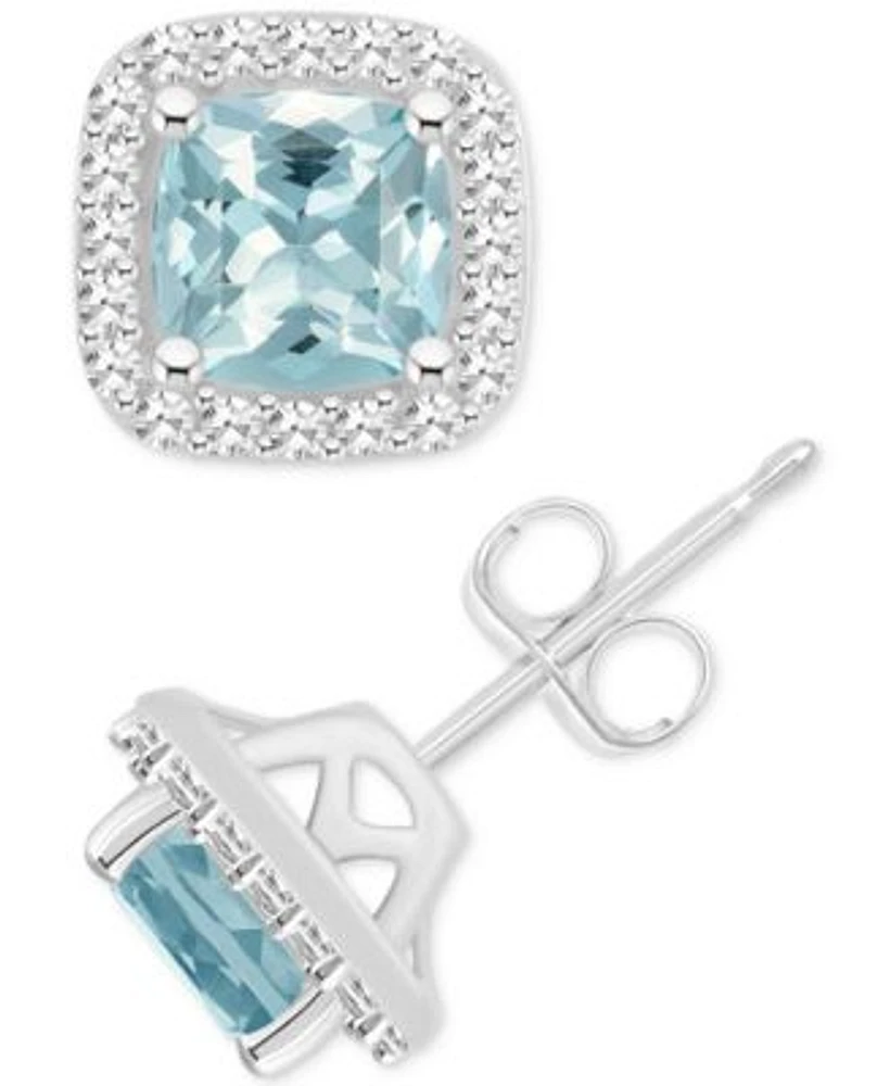 Aquamarine earrings macys discount