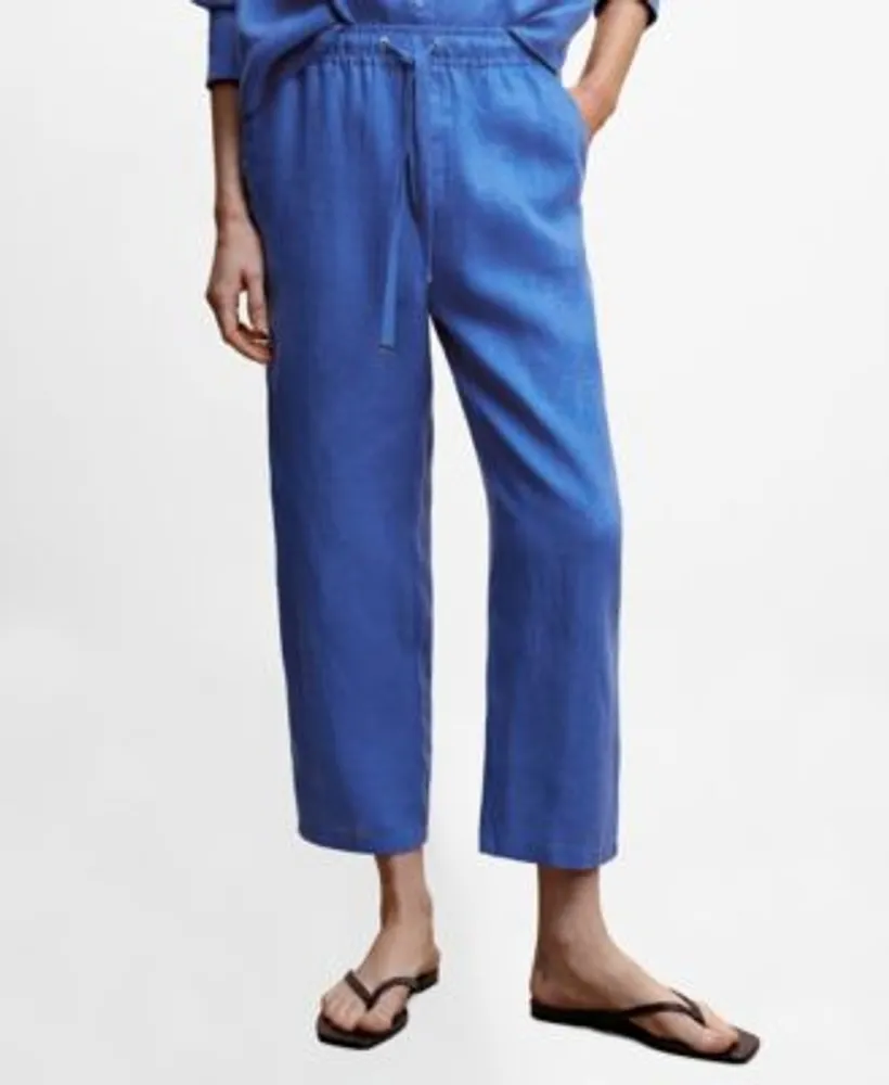 MANGO Women s Linen Pants Hawthorn Mall