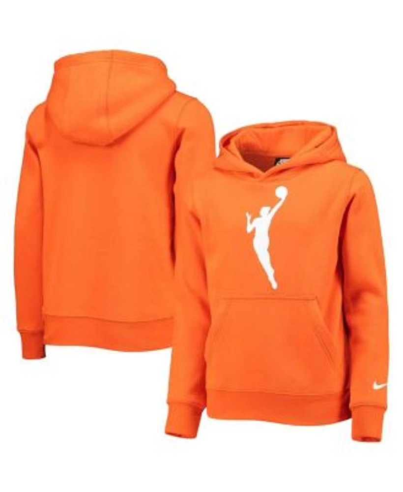 Nike Youth Boys and Girls Orange WNBA Pullover Hoodie Vancouver Mall