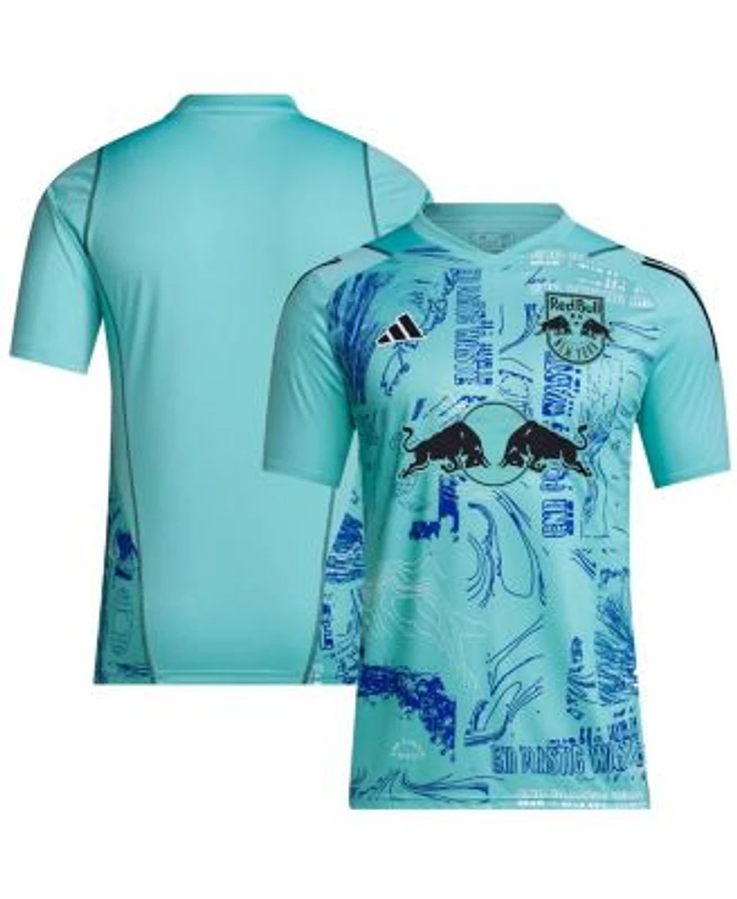 Adidas Men s Green New York Red Bulls 2023 One Planet Replica