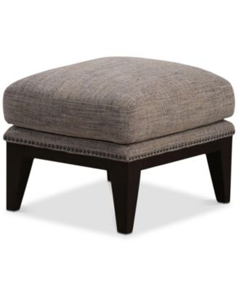Furniture Roselake Fabric Accent Chair & Ottoman Set, Created for Macy
