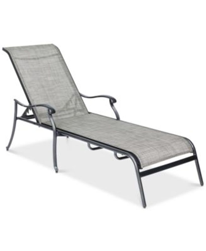 Agio Vintage II Outdoor Sling Chaise Lounge, Created for Macy's Mall of America®