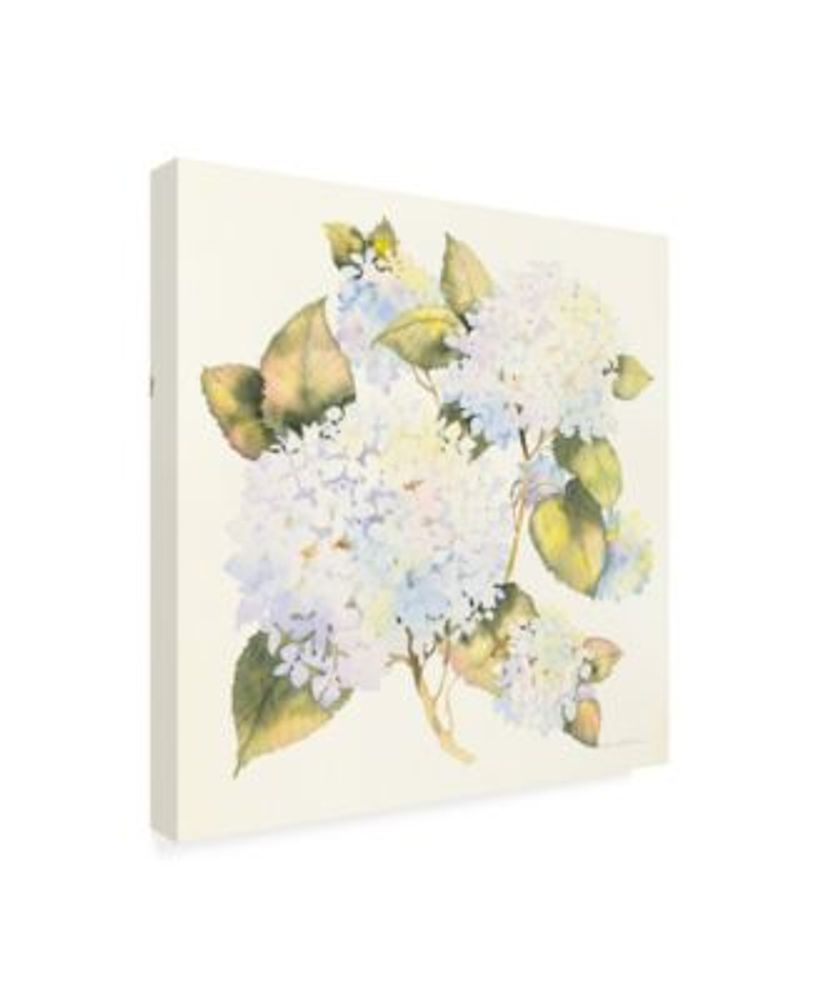 Trademark Global Kathleen Parr Mckenna Hydrangeas in White Canvas Art ...