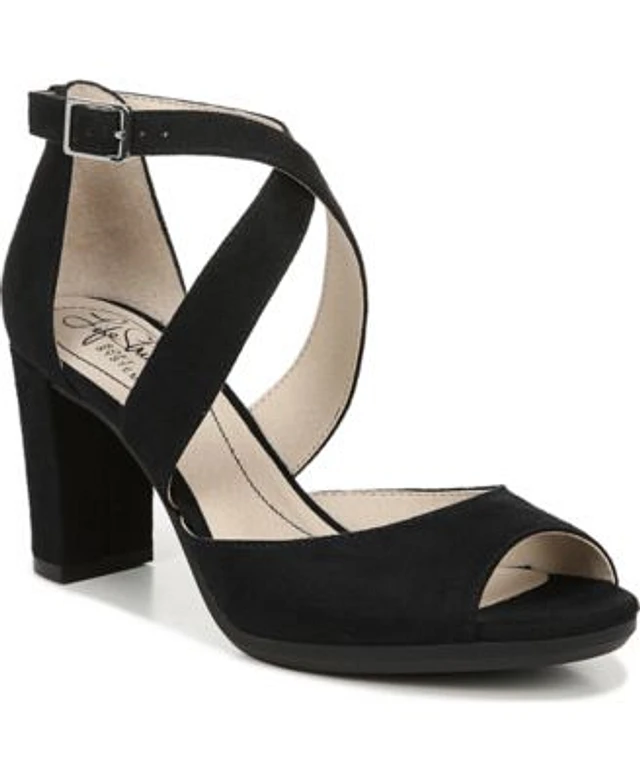Macy's black cheap strappy sandals