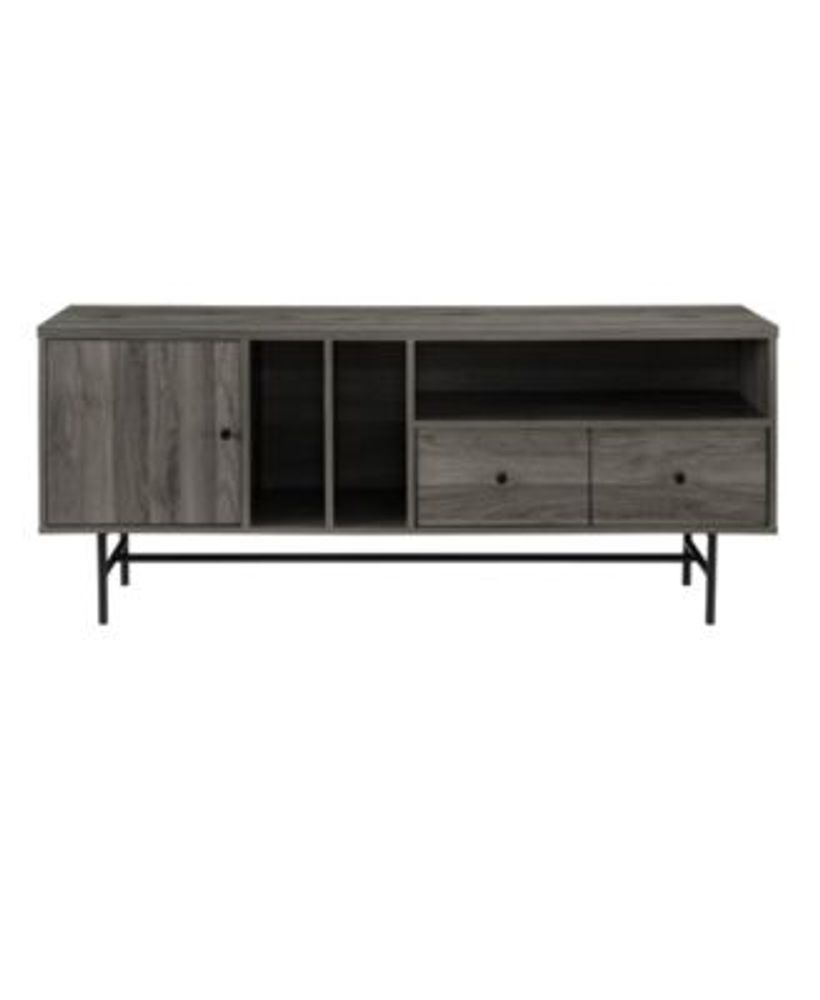 Walker Edison Modern TV Console with Record Storage Mall of America®