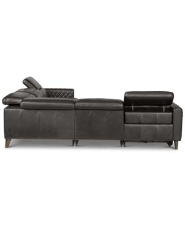 Jaconna deals leather sectional