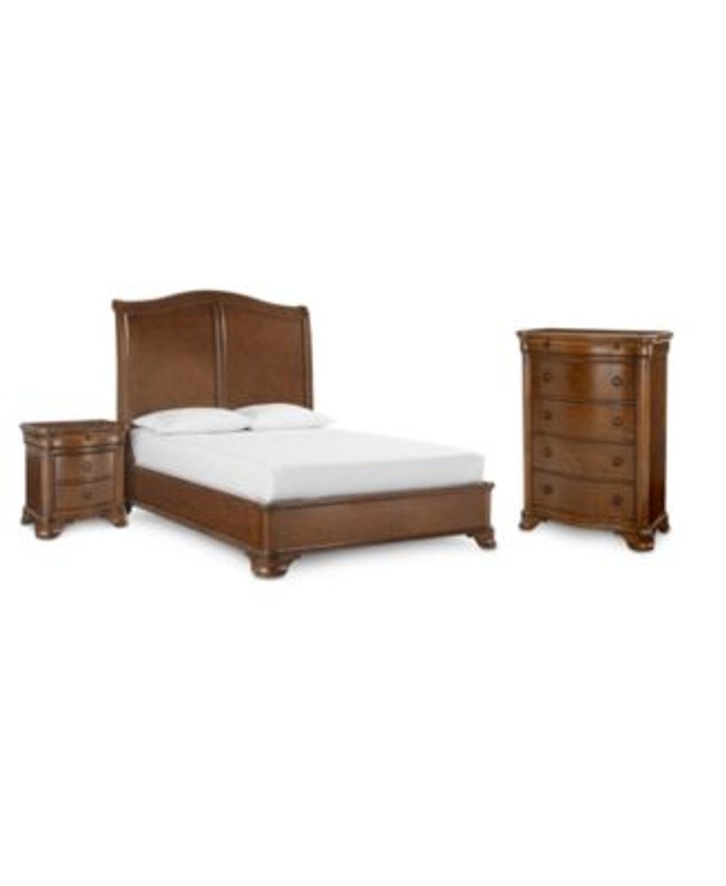 Furniture Orle Bedroom Furniture, 3pc Set (King Bed, Nightstand, Chest