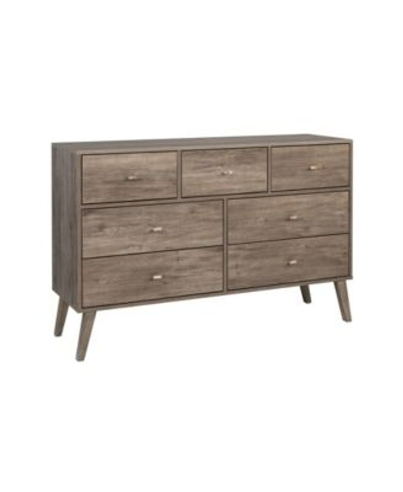 Prepac Milo Mid Century Modern 7 Drawer Dresser Mall of America®