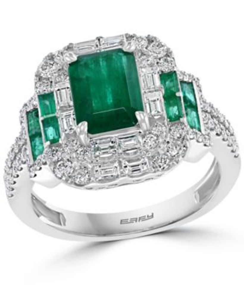 EFFY Emerald 1 3 4 ct. t.w. Diamond 1 3 8 ct. t.w