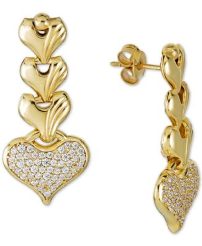 Macys heart earrings hotsell