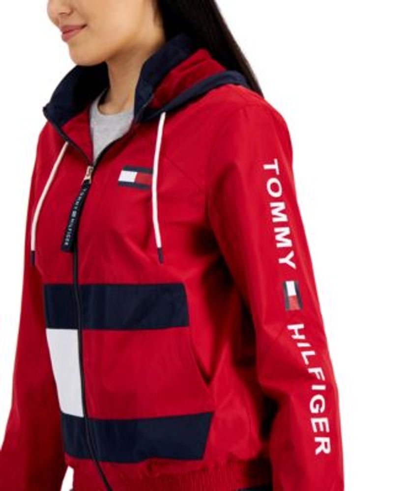 Tommy windbreaker shop womens