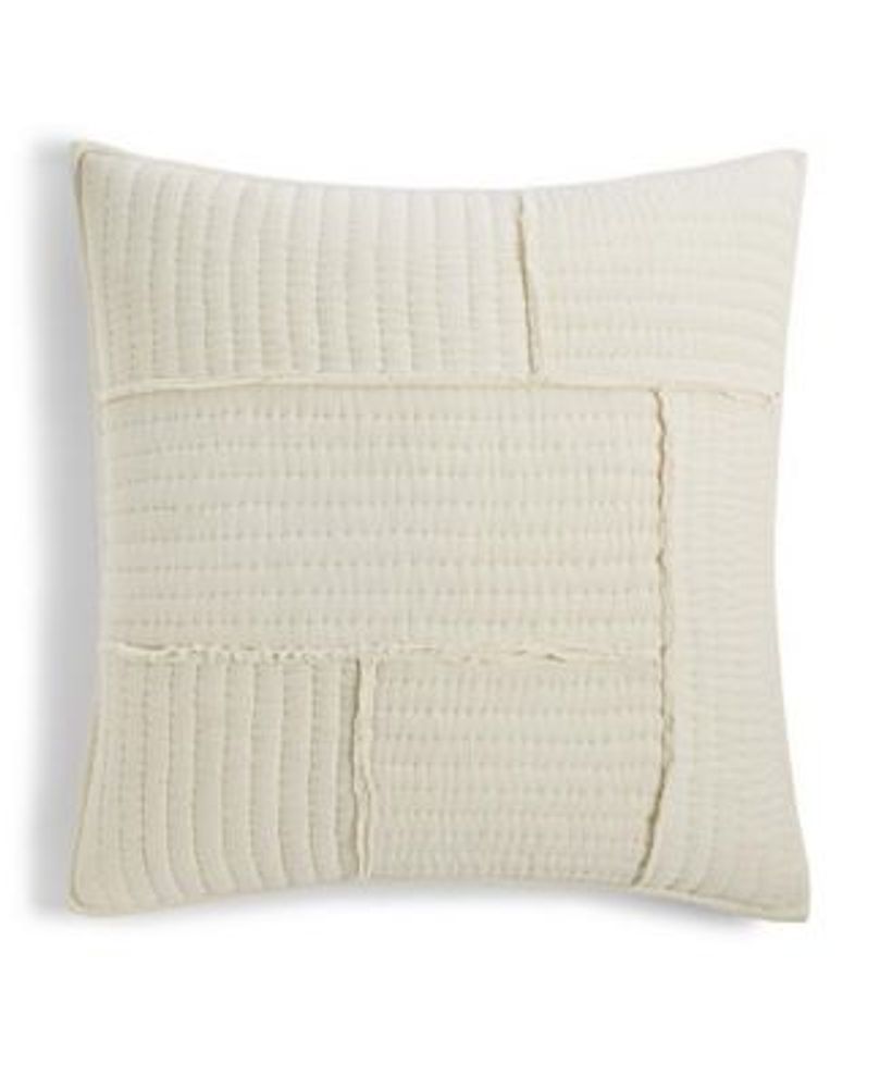 Oake Patchwork Gauze Euro Sham, Created for Macy's Mall of America®