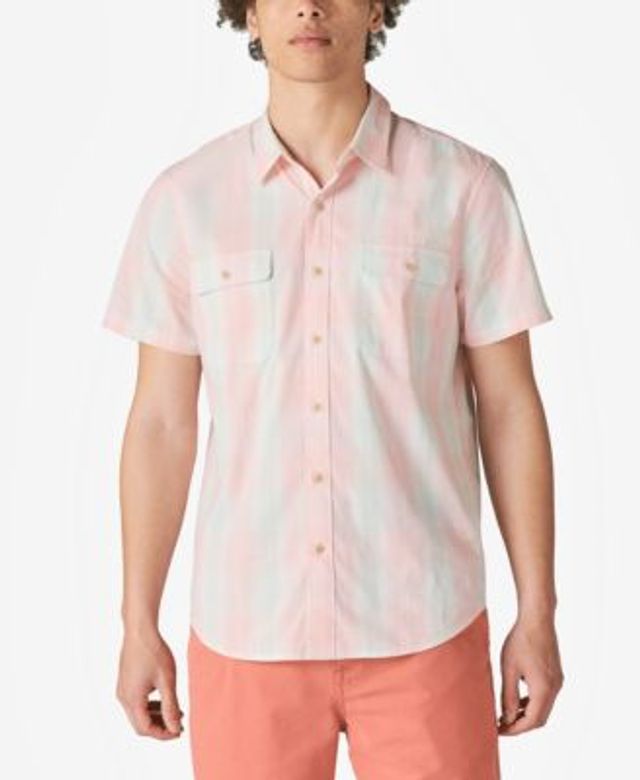 Lucky Brand Men's Plaid Work Wear Short Sleeve Shirt | Fairlane ...