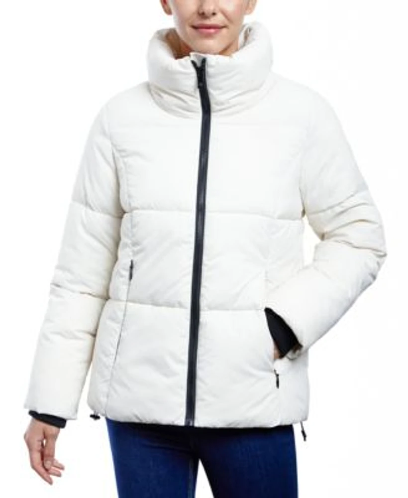Anne klein stand collar new arrivals coat
