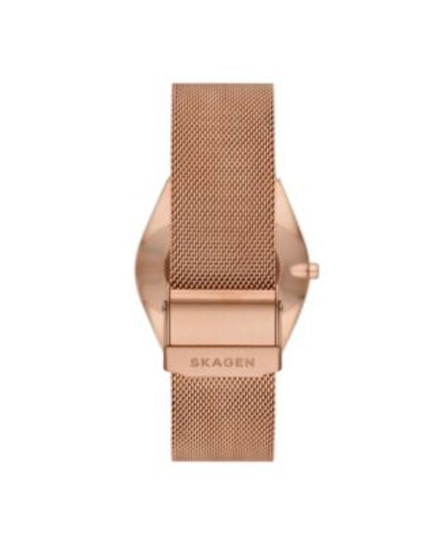 Skagen Men's Grenen Ultra Slim in Rose Gold-Tone Plated