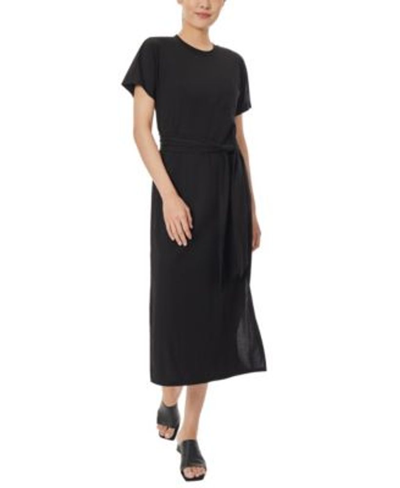 Tie waist t shirt dress sale